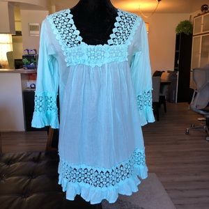 Mint tunic top by Cute Options